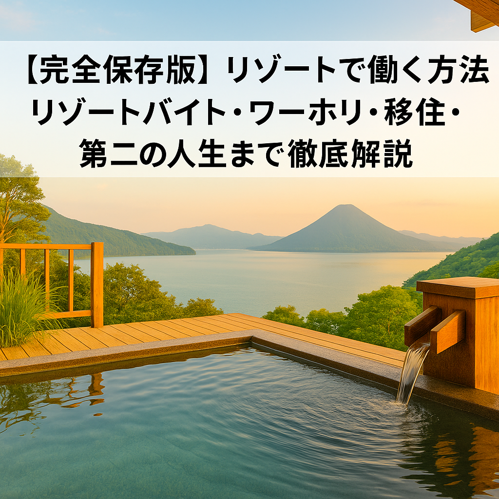 リゾートで働く方法の徹底解説